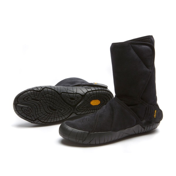 Panske Cizmy Vibram Slovensko - Furoshiki Eastern Traveler Classic Shearling Mid Čierne | 0465BGOTF